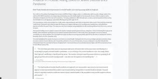 A screenshot of a news webpage with body text and two block quotes attributed to academics.